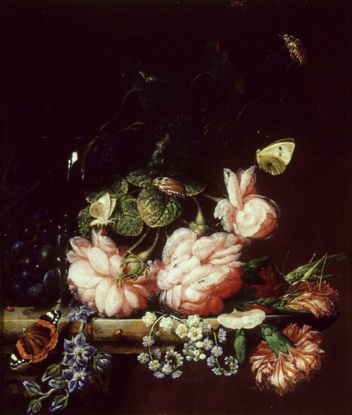 Still Life with Flowers, 1686, Ottmar Elliger