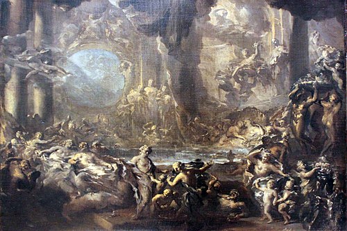 The wedding of Peleus and Thetis, 1800, Ottmar Elliger
