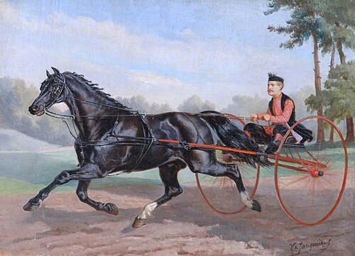 Pony Trotter, 1873, Victor Philippe Auguste de Jonquieres
