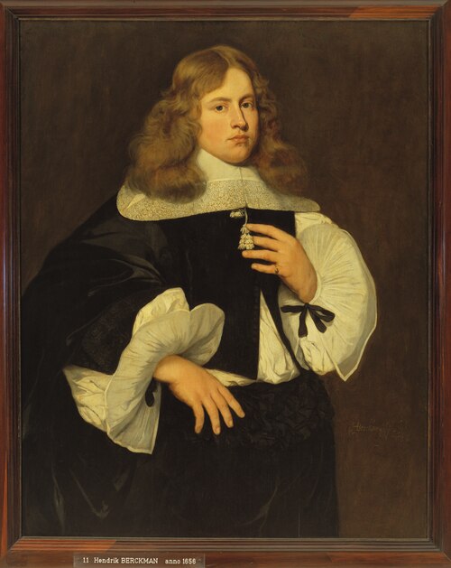 Portrait of an unknown man, 1656, Hendrick Berckman