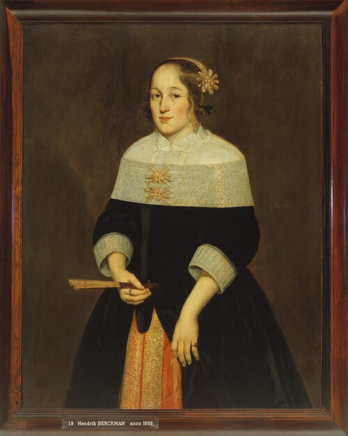 Portrait of an unknown woman, 1656, Hendrick Berckman