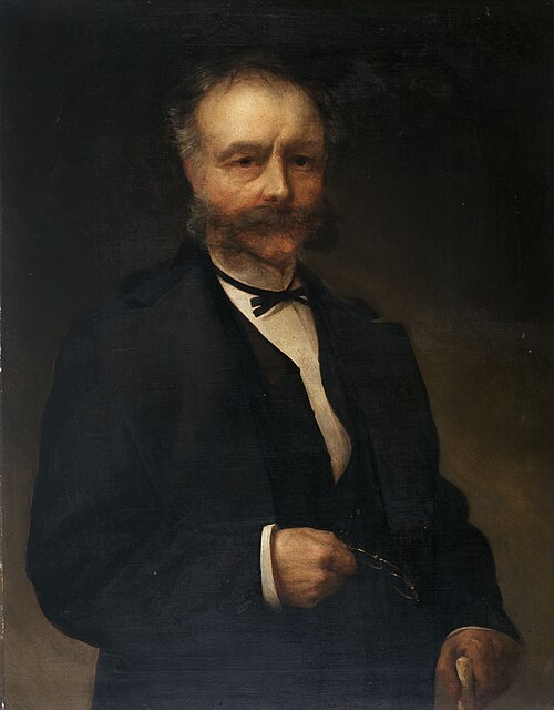 Portrait d'homme (probablement Portrait d'Hippolyte Van Peene), , Henri Joseph Dillens