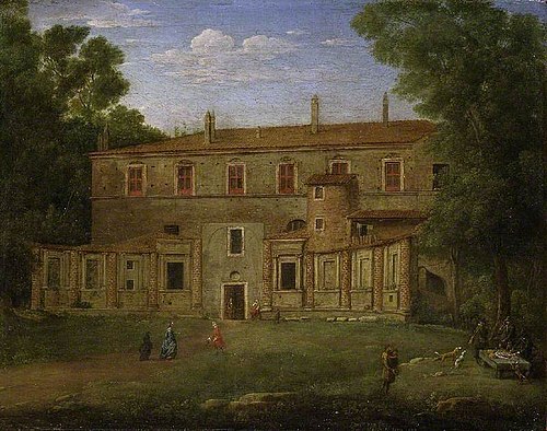 The Villa Madama, Rome, 1748, Hendrik Frans van Lint