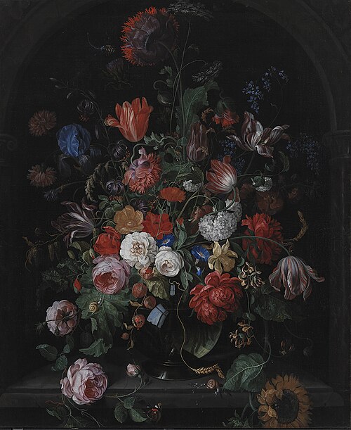 Flower Piece, 1683, Hendrik Schoock