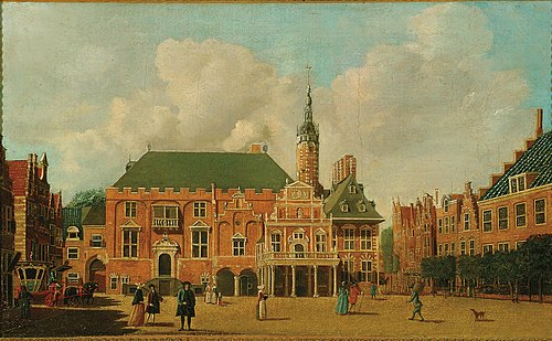 The Grote Markt, Haarlem, 1764, Hendrik Meijer