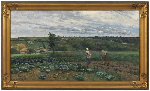 Landscape with Cabbage Patch, Concarneau, , Johan Ericson