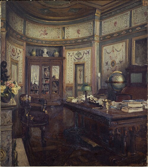 Un salon de l'Hôtel Bourienne, rue d'Hauteville, 1908, Henri Dabadie
