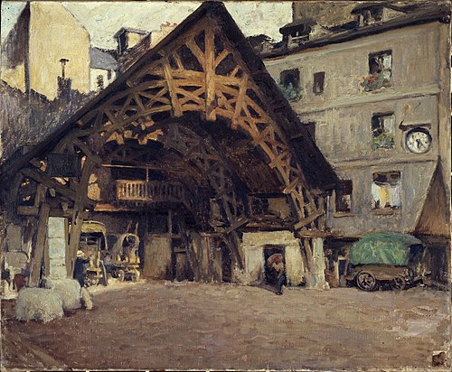 L'Auberge du Compas-d'Or, rue Montorgueil, 1908, Henri Dabadie