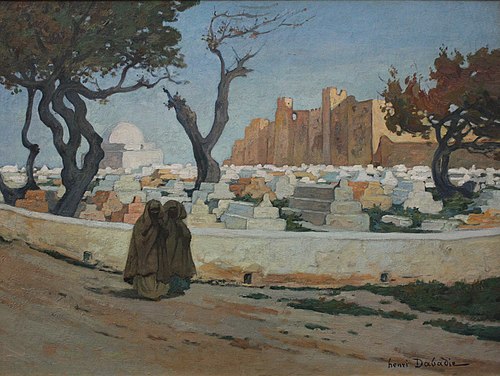 Monastir (Tunisie), le cimetière, 1920, Henri Dabadie
