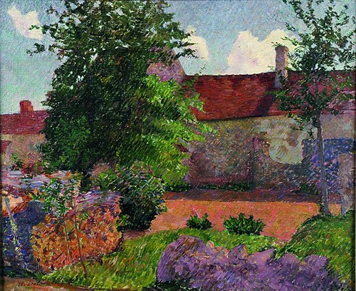 Paysage à Marlotte, 1884, Henri Delavallée