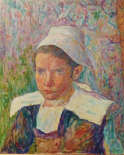 Bretonne de Pont-Aven, 1892, Henri Delavallée