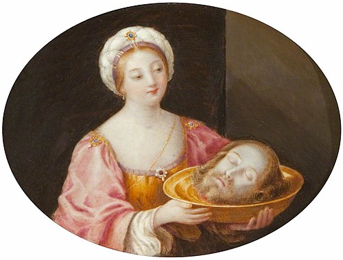 Salome with the Head of John the Baptist (after Reni), 1851, Henrietta Georgiana Marcia Lascelles Chatterton