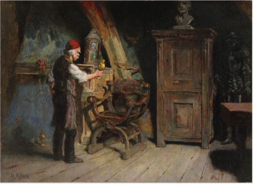 A Dutch Interior, 1888, Henry Allan