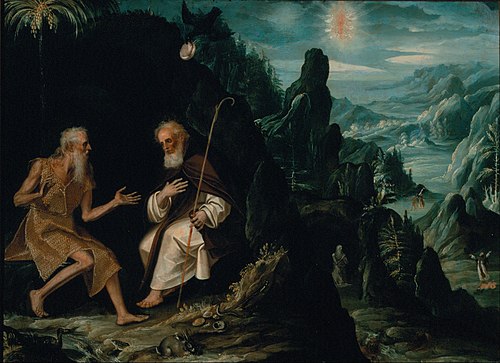 The Hermits, Saint Paul and Saint Anthony, 1625, Baltasar de Echave Ibía