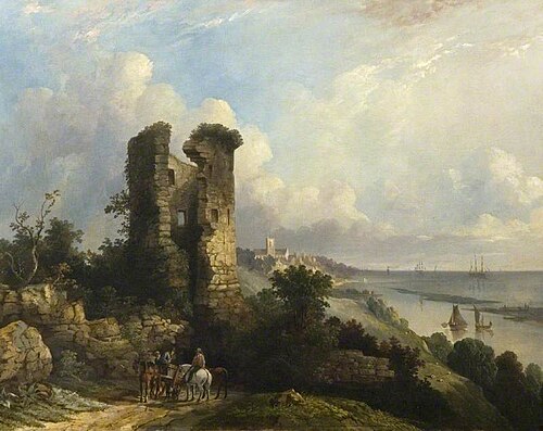 Hadleigh Castle, 1840, Henry Bright