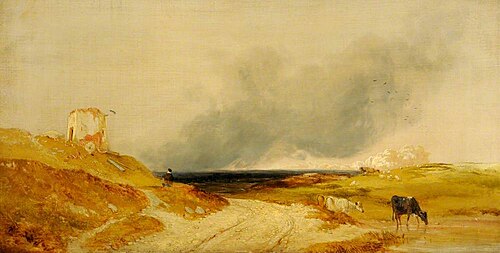 A Moorland View, 1837, Henry Bright