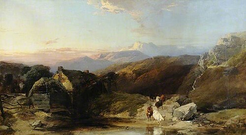 Derbyshire Landscape, 1845, Henry Bright
