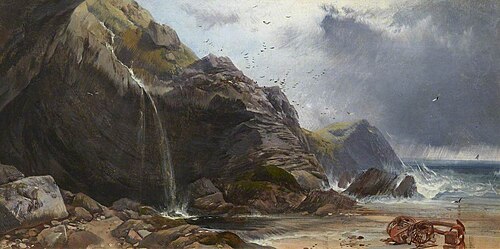 Black Gang Chine, Isle of Wight, 1844, Henry Bright
