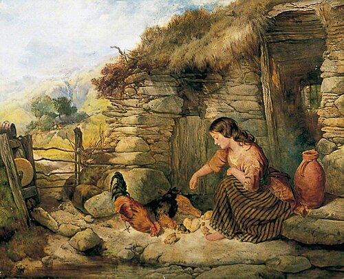 Feeding the Pets, 1858, Henry Bright