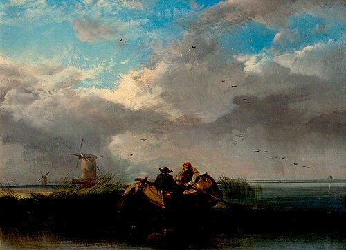 Norfolk Broads with Boats, , Henry Bright