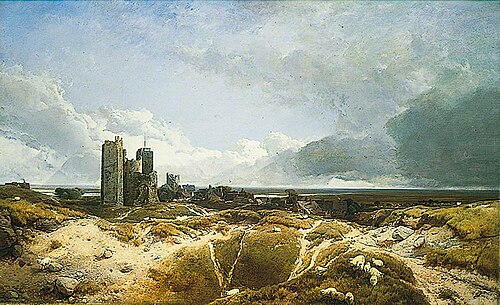 Orford Castle, Suffolk, 1856, Henry Bright