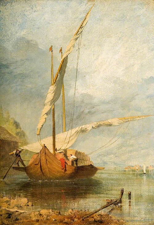 Coast Scene, 1851, Henry Clarence Whaite