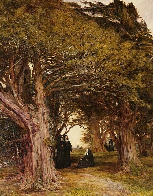 The Convent Garden, 1864, Henry Clarence Whaite