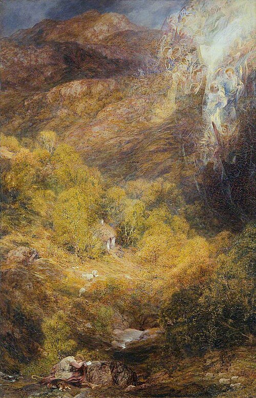 The Shepherd's Dream, 1865, Henry Clarence Whaite