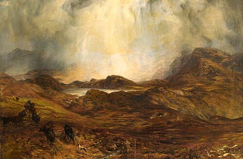 Mountains in Wales, 1867, Henry Clarence Whaite