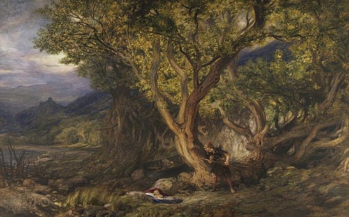 finding of Taliesin, 1876, Henry Clarence Whaite