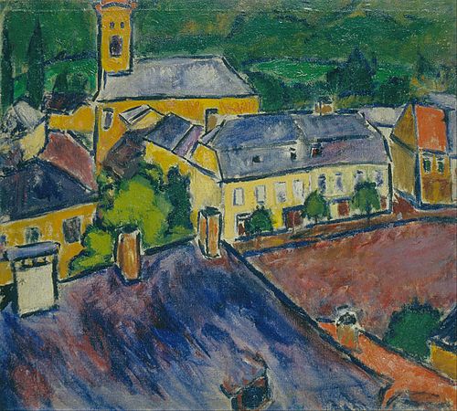 Townscape, 1910, Sándor Galimberti