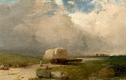 The Carrier's Wagon, 1845, Henry Dawson