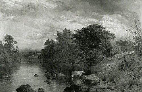 On the Ribble, 1847, Henry Dawson
