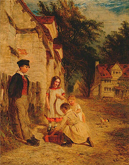 The Bird Trap, 1851, Henry Dawson