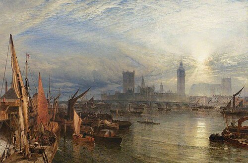 The New Palace of Westminster, 1857, Henry Dawson