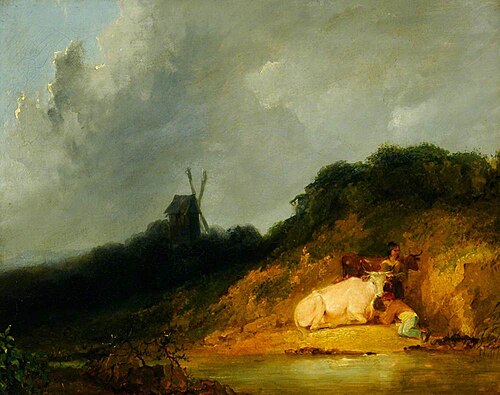 Cattle Sheltering, , Henry Dawson