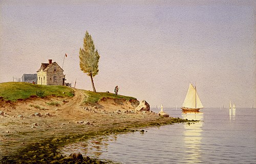 A Calm Afternoon, Long Island, 1876, Henry Farrer