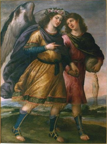 Tobías y el Arcángel San Rafael, 1637, Bartolomé Román