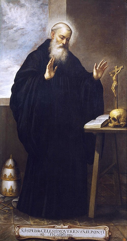 San Pedro Celestino papa, 1601, Bartolomé Román