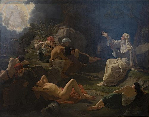 The Vision of the Prophet Ezekiel, 1830, Ditlev Blunck