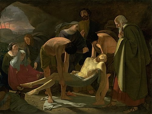 Kristi gravlæggelse, 1825, Ditlev Blunck
