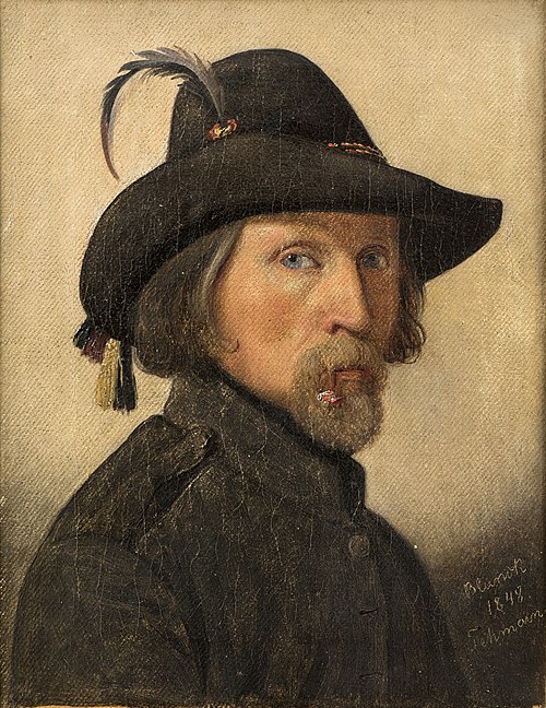 Self-Portrait as Legionnaire, 1848, Ditlev Blunck