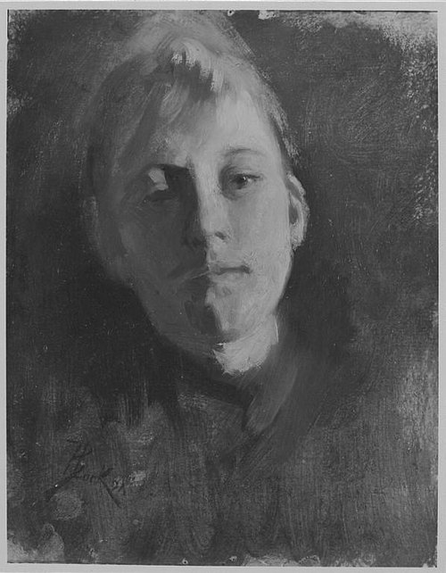 Junges Mädchen, 1891, Josef Block
