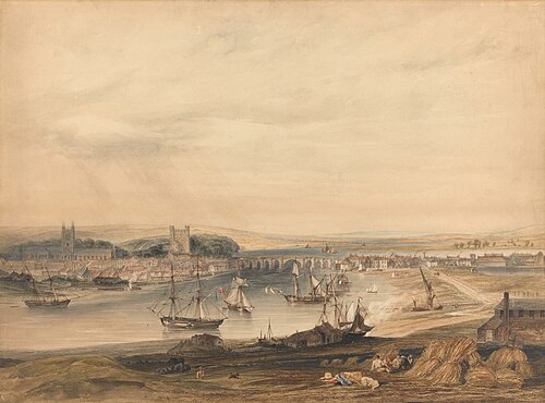 A View of Rochester, the Town and Harbour, , Henry Gastineau