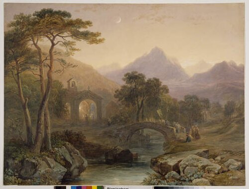 Procession To The Mountain Shrine, 1852, Henry Gastineau
