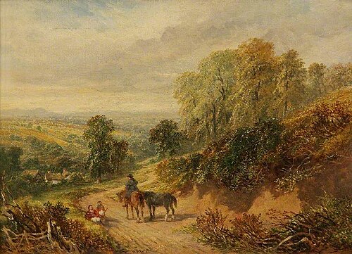 On the Heath at Old Storridge, Worcestershire, , Henry Harris Lines