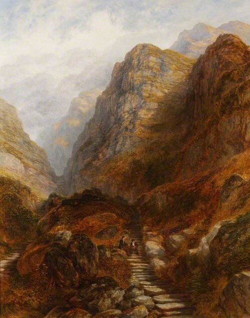 The Roman Steps near Barmouth, , Henry Harris Lines