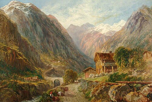 Route of St Gotthard, Göschenen, , Henry Harris Lines