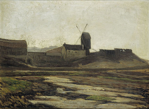 Träsket, mot väster, 1876, Axel Fahlcrantz