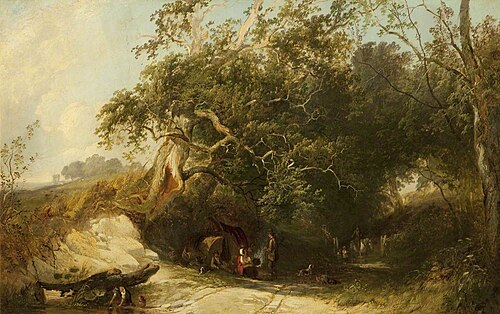 Gipsy Encampment, , Henry John Boddington